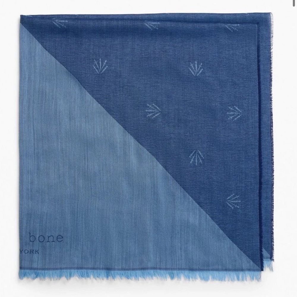 Rag & Bone Geometric Wool Blend Scarf